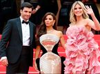 Карлос Сайнс, Ева Лонгория и Хайди Клум (Photo: Justjared.com)