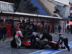 Команда McLaren на тестах в Барселоне