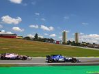Машины Force India и Sauber на трассе Гран При Бразилии