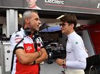Тим-менеджер Sauber Беат Цендер и Шарль Леклер