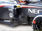 Боковой понтон на Sauber C32 Нико Хюлкенберга