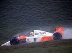 Айртон Сенна за рулём McLaren MP4/6 на пути к победе в Сан-Паулу, 1991 год, фото XPB