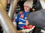 Ирина Сидоркова на этой неделе тестирует в Италии машину серии EuroNASCAR...