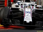Сергей Сироткин за рулём Williams FW41 на трассе в Монако