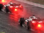 Машины Haas на трассе Гран При Японии