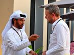 Стив Нильсен (справа) и Мохаммед Бен Сулайем, президент FIA