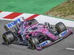 Машина Racing Point на тестах в Барселоне