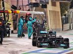  Mercedes номер 77, машина Валттери Боттаса