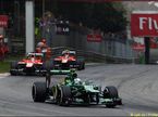 Гидо ван дер Гарде опережает пилотов Marussia в Гран При Италии