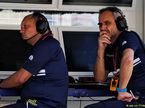 Фредерик Вассёр и Беат Цендер, тим-менеджер Sauber