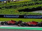 Шарль Леклер и Карлос Сайнс на трассе Гран При Японии, фото пресс-службы Ferrari
