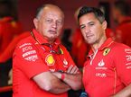 Фредерик Вассёр (слева) в боксах Ferrari в Монце, фото XPB