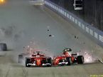 Авария на старте Гран При Сингапура 2017 года