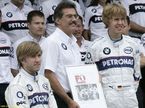 На фото 2006 года юный Себастьян Феттель, а Андреас Зайдль – слева позади Марио Тайссена, тогдашнего руководителя BMW Motorsport