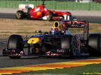 Марк Уэббер за рулем RB7 на тестах в Валенсии