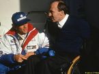 Айртон Сенна и Фрэнк Уильямс, снимок сделан на Гран При Сан-Марино 1 мая 1994 года