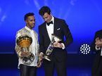 Льюис Хэмилтон и Тото Вольфф на гала-церемонии FIA в Париже