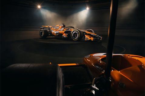 Раскраска McLaren MCL40 для этапов в Монако и Барселоне