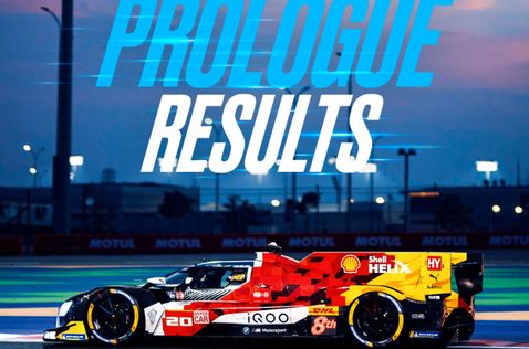 Робин Фрянс на трассе в Катаре за рулём BMW M Hybrid V8, фото пресс-службы WEC