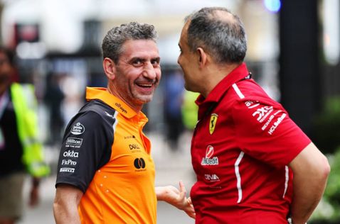 Андреа Стелла и Диего Иоверно, спортивный директор Ferrari, фото XPB